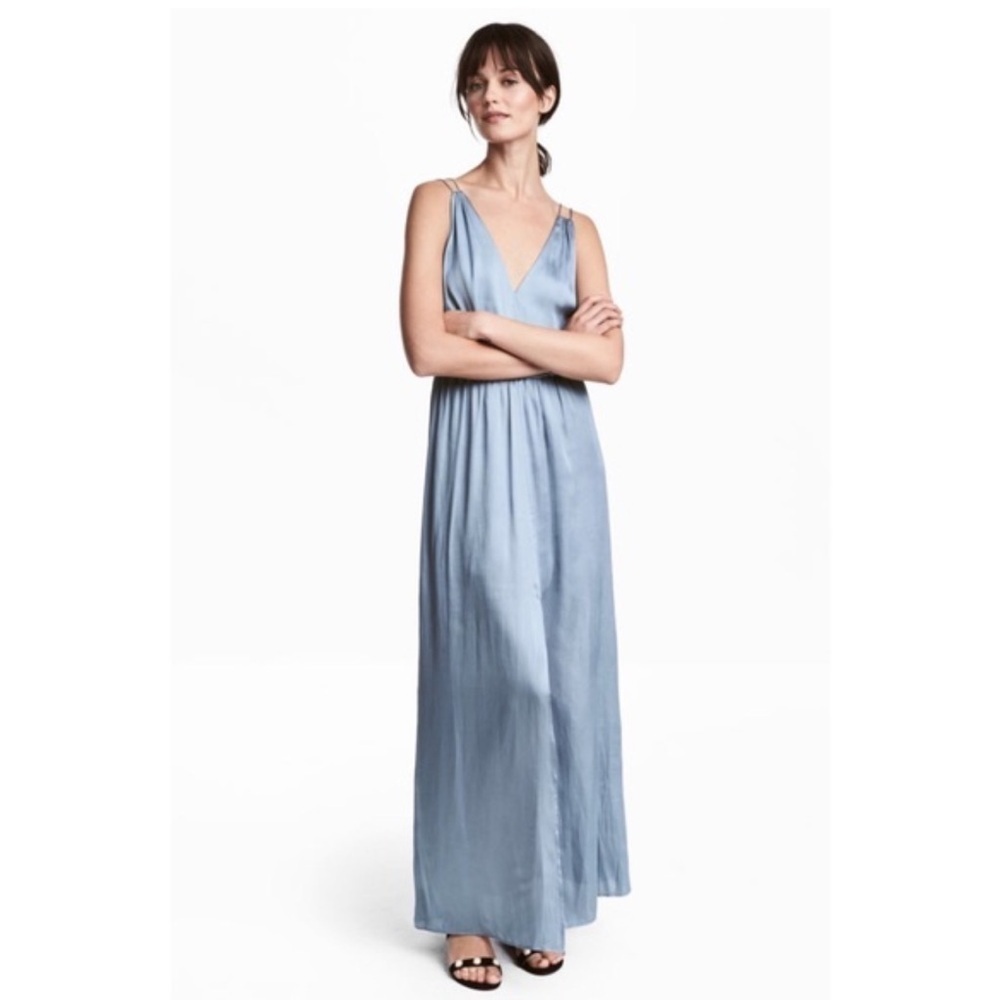 H&M Light Blue Maxi Dress
